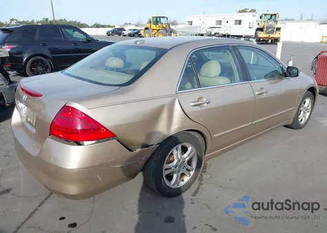 2006 Honda Accord 2.4 Ex из США, поврежденный, VIN 1HGCM568X6A056382
